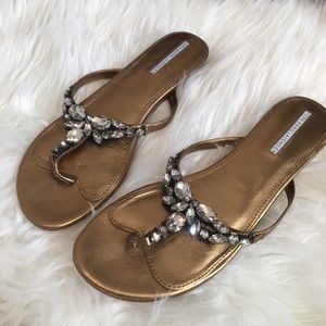 Gold Vera Wang Lavender sandals